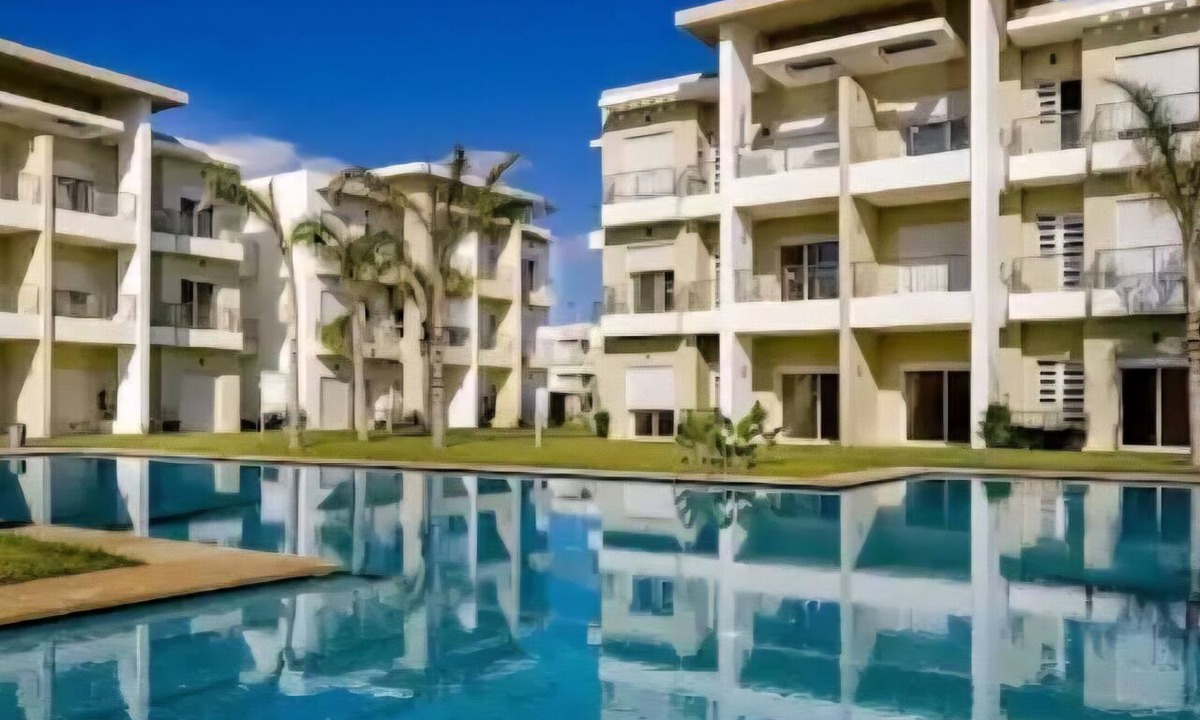 Sidi Rahal Apartment | 2-bedroom apartment with a terrace, garden-level unit, pool, and right on the beach