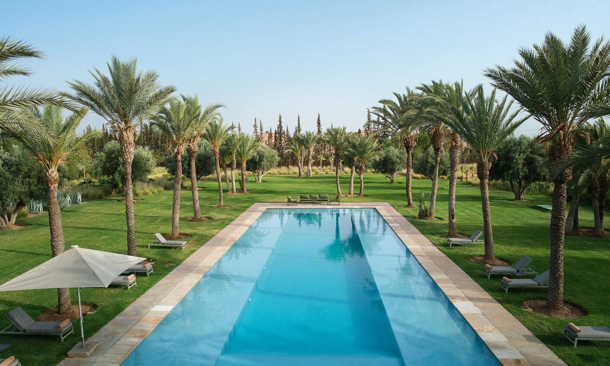Marrakech Villa | ADNAA - Luxury Villa with 2 pools, sauna, hammam, tennis court & home cinema