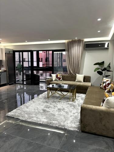 El Hara Apartment | Chic Duplex Central Luxury 3 Suites et Wi-Fi