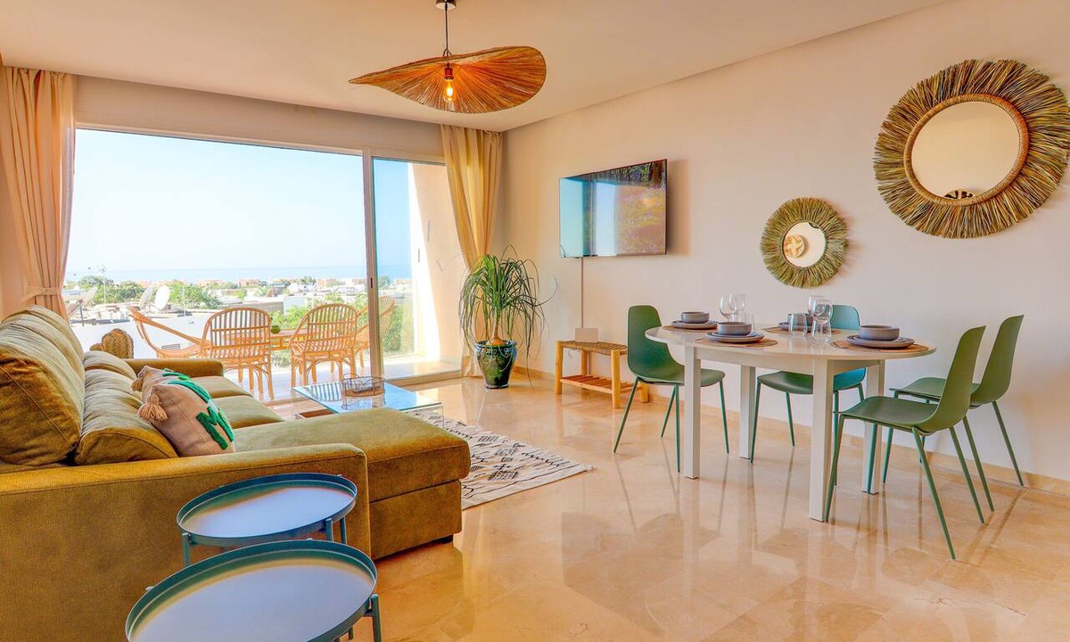 Tamraght Apartment | Duplex-Apartment-Deluxe-Mobility bath-Sea view