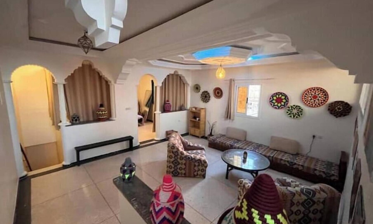 Tamraght House | Duplex with Panoramic Terrace - 180° Sea View in Tamraght