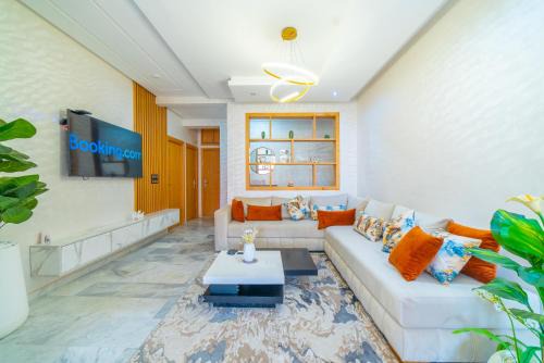 Fes Apartment | Familiale, raffinement et calme, entourée d'une vue sur le jardin - À proximité de l'aéroport et de Marjane