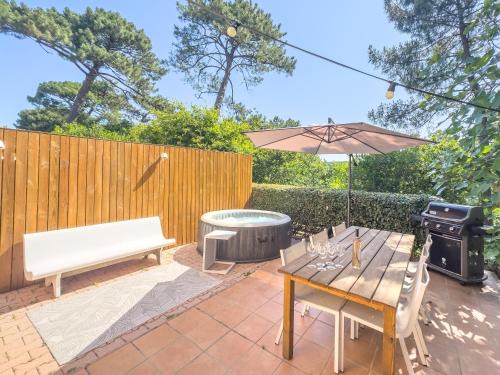 Pyla-sur-Mer Apartment | Forest flat/Terrasse-spa-bbq-10min à pieds de la plage