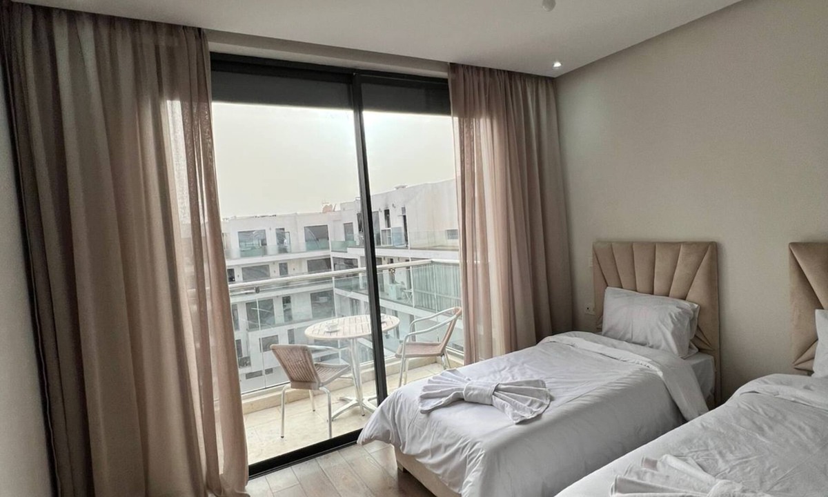 Agadir Bay Apartment | Luxury 2-bedroom apartment in peaceful Agadir with Pool And Privat Park