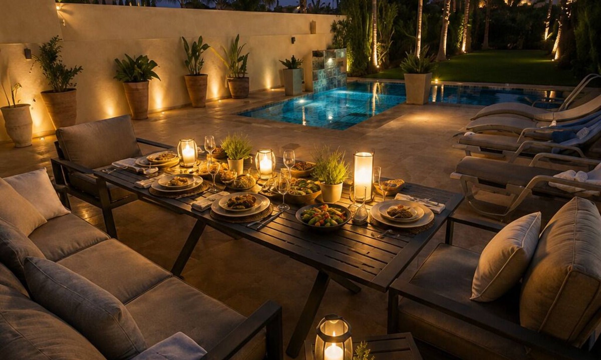 El Makina House | Marrakech-style villa with pool, hammam, and sauna