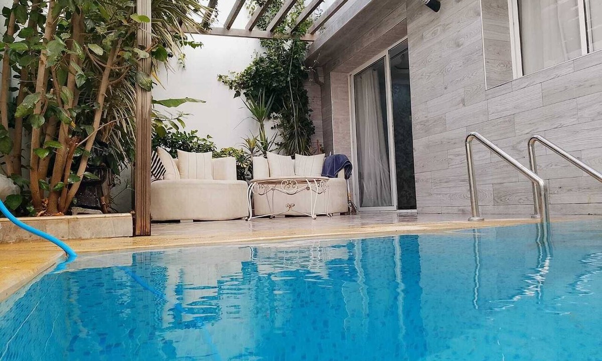 Khemisset House | Modern Private Suite with Pool, Kitchen & Ensuite