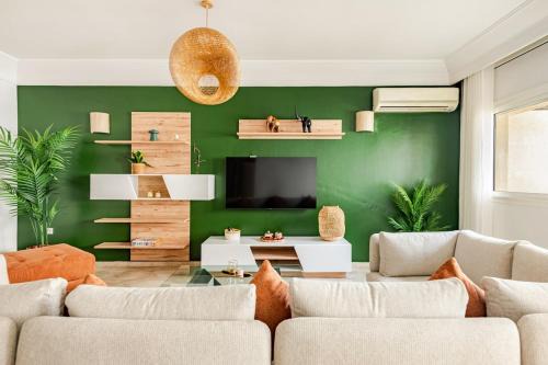 Agdal Apartment | N7 - Spacious, 2 BDR, Balcony, AC, Parking, Fiber Optic - Agdal