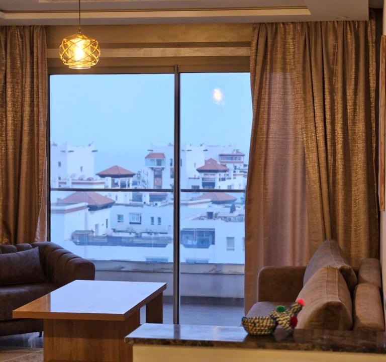 Secteur Touristique Apartment | New Luxury Apartment 130sqm with SeaView WiFi Unlimited and Optical Fiber