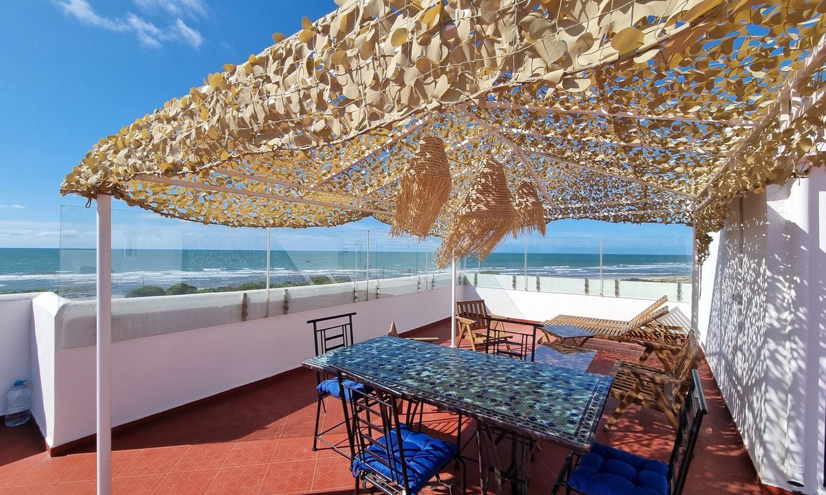 Haouzia Apartment | Studio seaside terrace panoramic ocean view