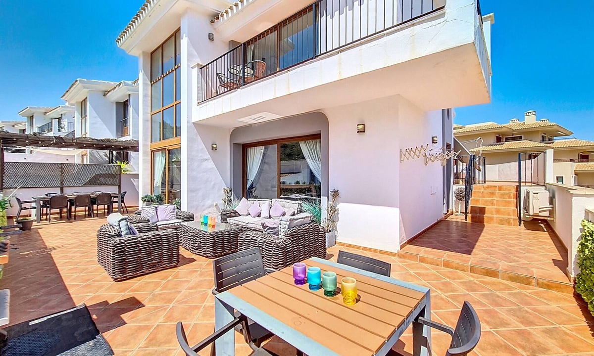 Diputacion de Rincon de San Gines Villa | Stylish 4-Bedroom Villa with Private Pool, Resort & Mountain Views + Games Room