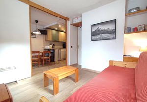 27m² studio with balcony, pets allowed, near lifts in Valmorel