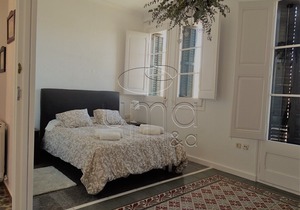 Modernist mansion of stately bearing in the Center of Sant Andreu de Llavaneres in Sant Andreu de Llavaneres