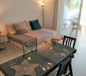 Famara Persons Terrace Garden The Ocean Of Volcanoes Sea 