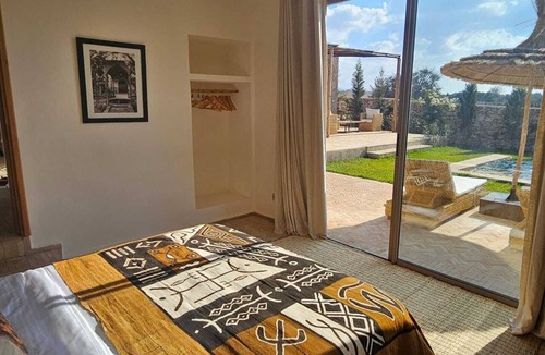 Ghazoua Villa | 3-bedroom Beldi villa and pool in between Ghazoua and Sidi Kaouki with WiFi, AC.