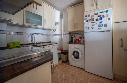 Aguilas Apartment | Apartment 'Piso Frente Playa De La Colonia' with Sea View, Private Terrace and Wi-Fi