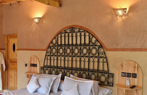 Tarmigt Hotel | Berber suite with 2 private terraces in the palm grove, ideal for families