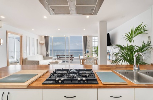 Puerto de la Cruz Apartment | Casa Punta Brava, terrace with sea views in Puerto de la Cruz