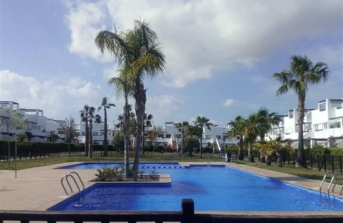 Alhama de Murcia Apartment | Holiday Apartment "Beautiful three bed on Condado" with Pool, Garden & Terrace