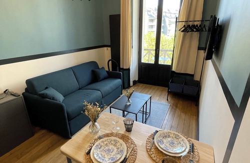 Aix-les-Bains City Center Apartment | Furnished studio fully equipped downtown Aix les Bains cures thermales apt 202!