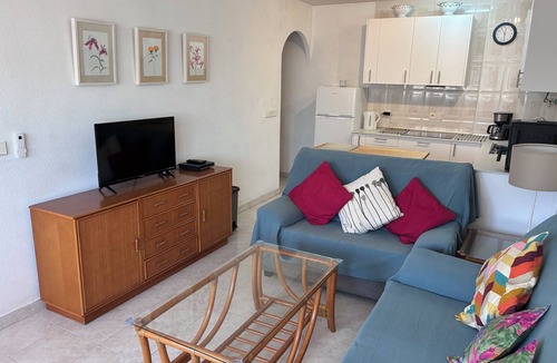Estrella del Mar Apartment | Ground floor apartment with 20m shared, key-only-access pool directly in front.