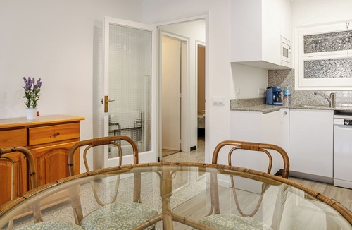 Palamos Apartment | Holiday Apartment "Aubi" with open terrace-balcony and an indoor terrace.