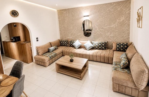 Restinga Smir Apartment | Magnifique appartement Bahia Smir pieds dans l eau Plage Al Amin 2 chambres, 2 salons