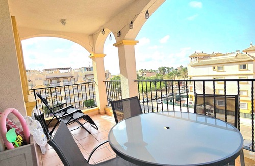 Mar de Cristal Apartment | Modern apartment on the 3rd floor, wonderful view, free internet,communal pool