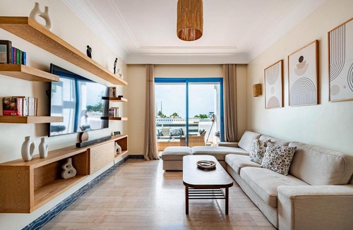 Skhirat Plage Apartment | MOU - Appartement moderne 2 chambres avec piscine à Skhirat Plage