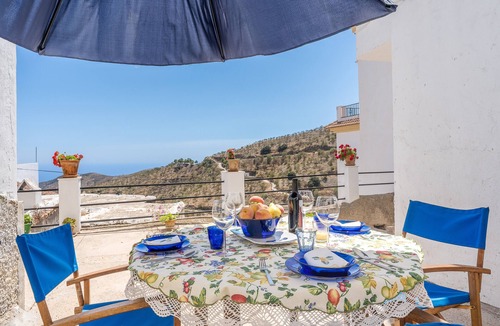 Sorvilan House | Rural House 'Bns - Casa La Prensa - Alpujarra' with Sea Views, Private Terrace and Wi-Fi