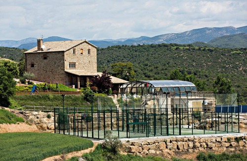 La Baronia de Rialb Villa | Spa& Heated swimming pool, field FOOTBALL and PADDLE, air-conditioning, WIFI.