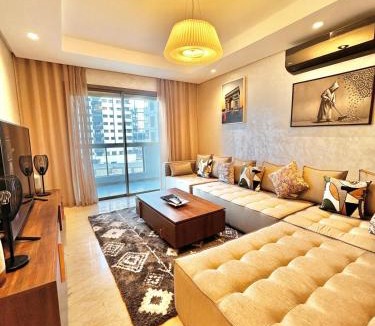 Ain Harrouda Apartment | Spacious Studio with Pool & Wi-Fi