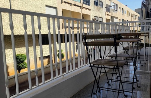 Quartier Hassan Apartment | Stylish 2-Bedroom Apartment with Balcony Near the Mohammed V Mausoleum