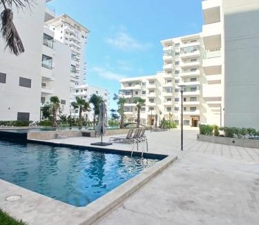 Ain Harrouda Apartment | Stylish Studio with Pool, Near Beach Ocean Park Zenata City