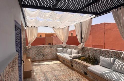 Tamansourt Villa | Tamansourt, 30' Marrakech, maison Typique, bassin