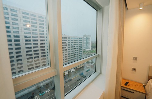 Branes Apartment | Top-floor 2-bedroom apartment, stunning beach views, just a 3-minute walk to the beach, train, mall.