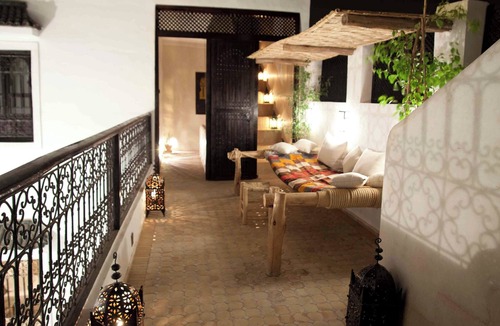 Bab Taghzout Hotel | Twin single bed in cosy lil riad