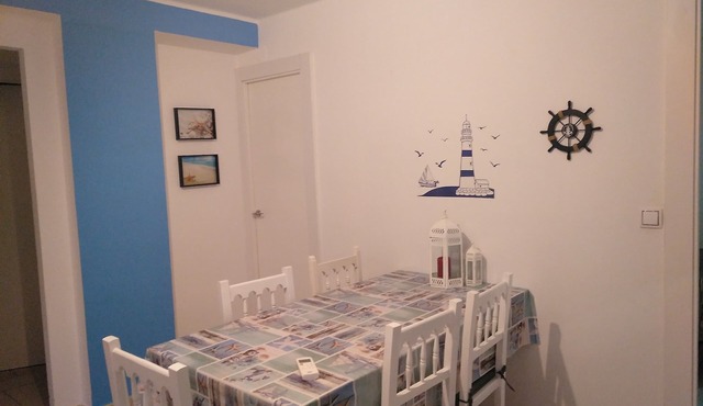 Apartment on the seafront 2 bedrooms + WIFI + 2 PARKING PLACES + TERRACE in Hospitalet de l'infant