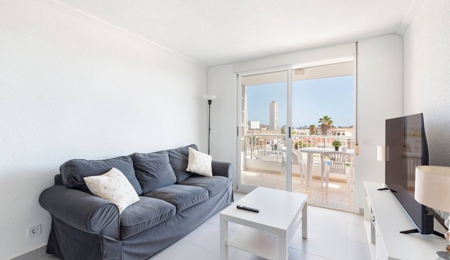 Apartment 'Bahía Mar' with Sea View, Private Terrace and Wi-Fi in Puerto de Mazarrón