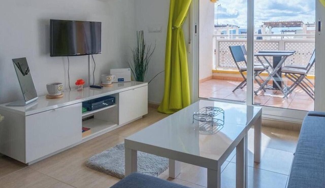 Apartment 'Sofia Mar De Cristal' with Sea View, Wi-Fi and Air Conditioning in Mar de Cristal