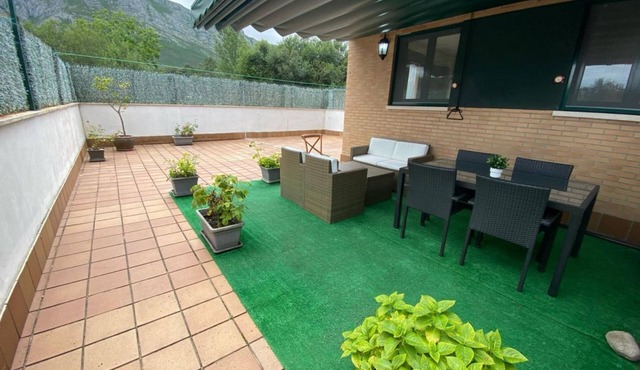 Apartment with large terrace and swimming pools in Llanes, 3km from the beaches. in Posada de Llanes