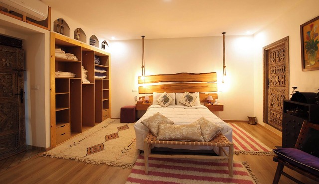 Authentic Berber mountain stay with panoramic Atlas views and Moroccan food.