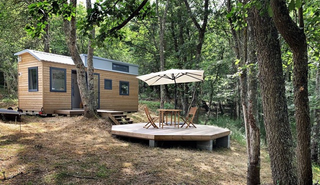 Autonomous Tiny House in Nature in Cathar Country in Albieres