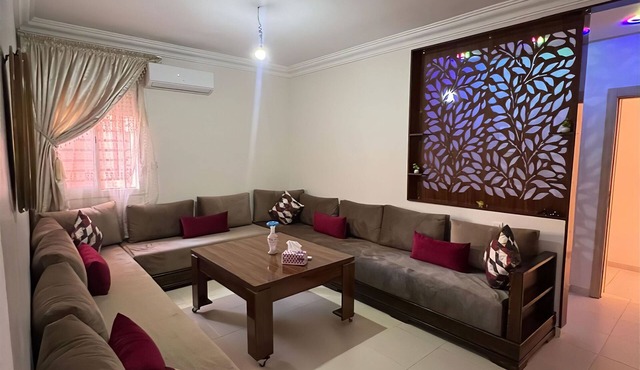 Bright & Cozy 2BR Apartment Salé Medina WiFi + AC