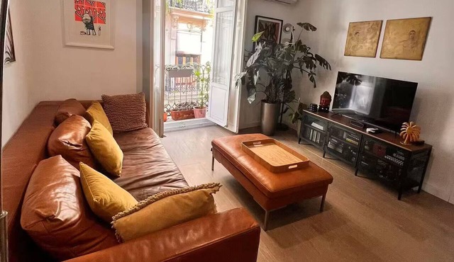 Charming and elegant apartment, 2 bedrooms/2 bathrooms, quiet center near Turia in València