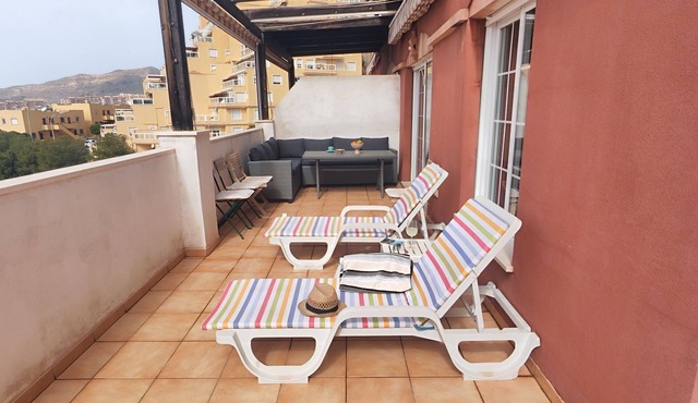 Charming Three Bedrooms Apartment With Seaview in Aguadulce