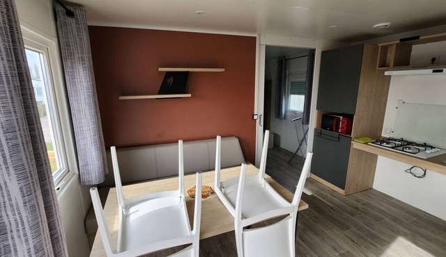 Comfortable mobile home - 4 guests in Biville-sur-Mer