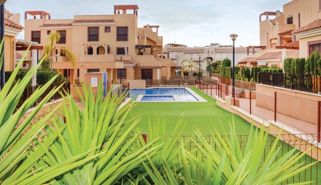 Comfortable vacation apartment in a gated community with private security and several communal pools in Aguilas