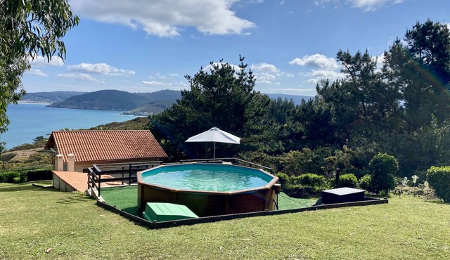 Cozy, private oceanfront cottage with pool just steps to the beach! in Cariño