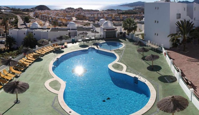 Estrelitzia apartamento con vista panorámica al mar y piscina comunitaria in San Juan de los Terreros