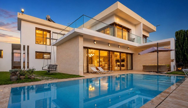 Exclusive-use villa with private chef and heated pool, above Taghazout Bay